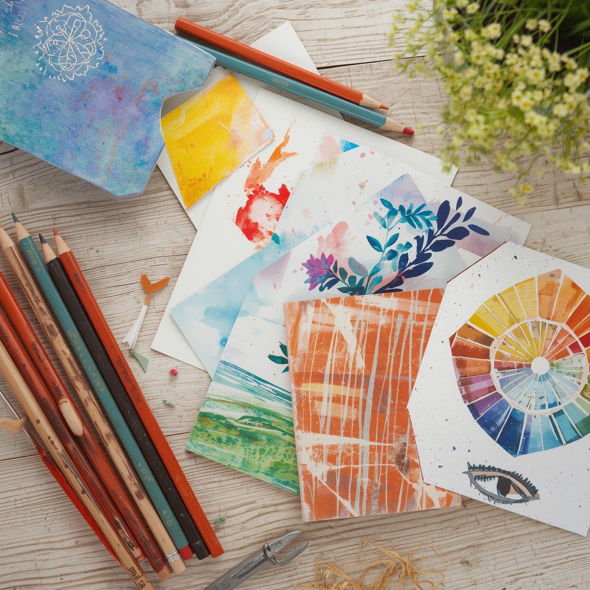 Tarjetas artesanales